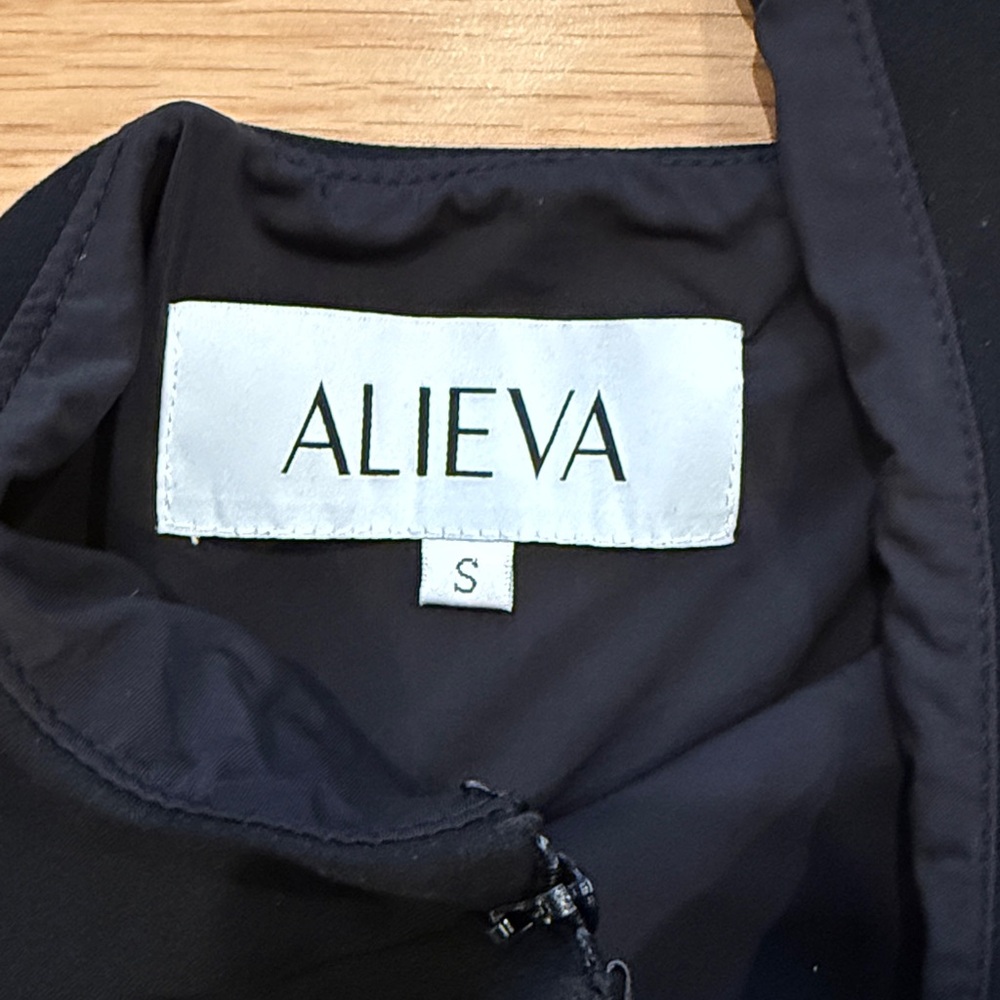 Alieva/Aliava Dasha Black Dress, Small - Picture 5 of 6